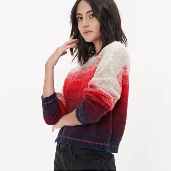 American Eagle Red Horizon Sweater Size Small - Picture 1 of 3